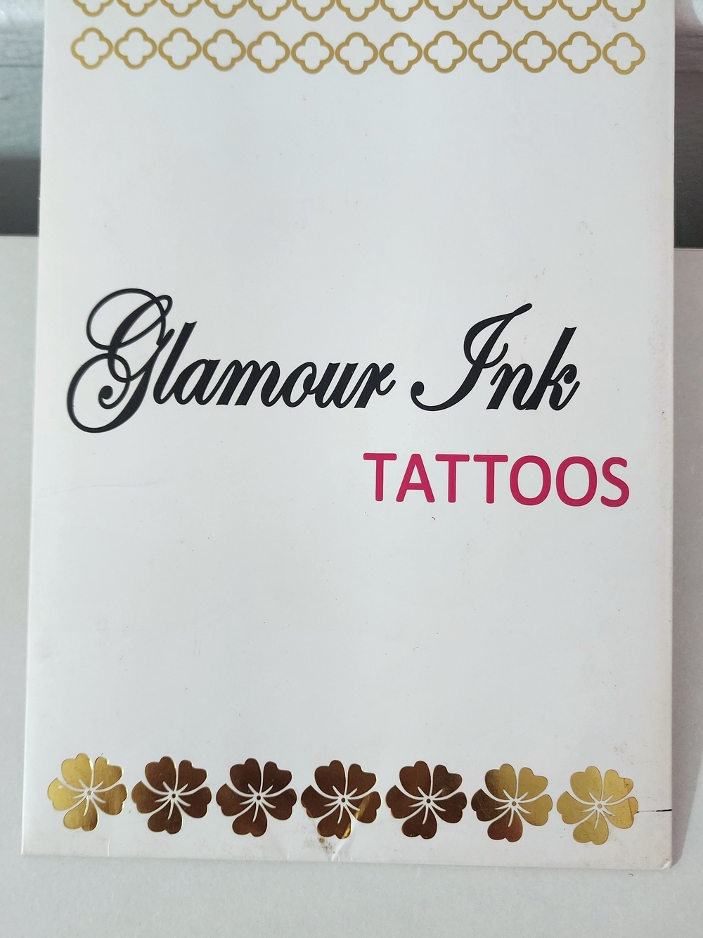 2 Goddess Glitz & 1 Glamour Ink Metallic Temporary Tattoo Press On Sheet Packs - Picture 6 of 8